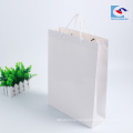 New Design custom white cardboard packaging paper bags